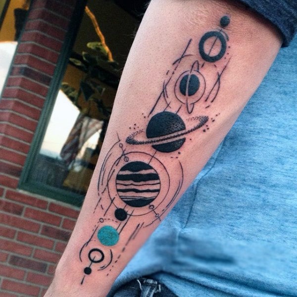 tatuaje sistema solar 81