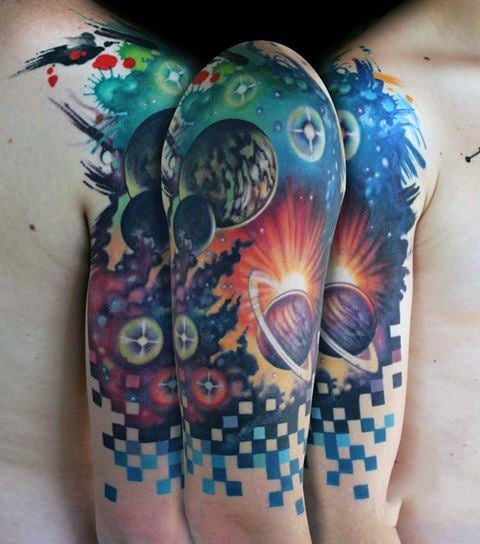 tatuaje universo 109
