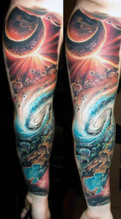 tatuaje universo 165
