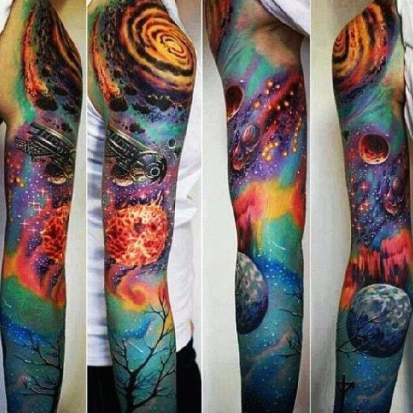 tatuaje universo 197