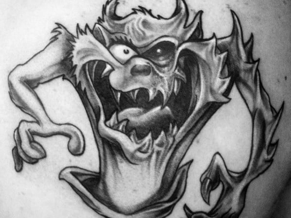 tatuaje demonio tasmania 38