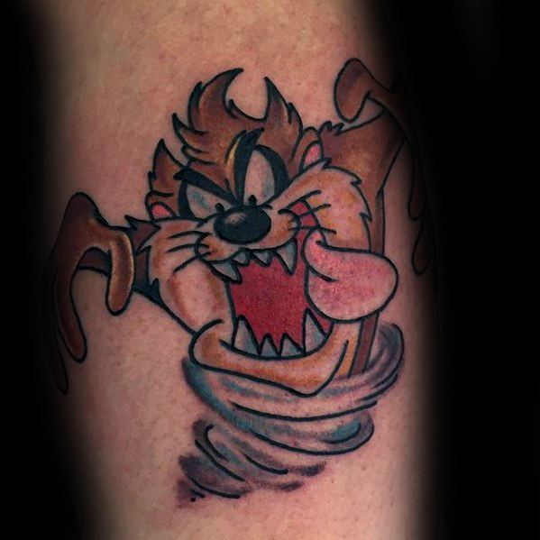 tatuaje demonio tasmania 40