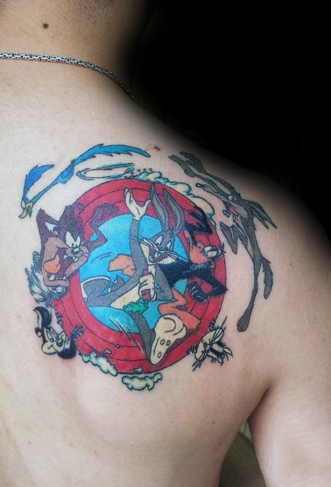tatuaje demonio tasmania 46