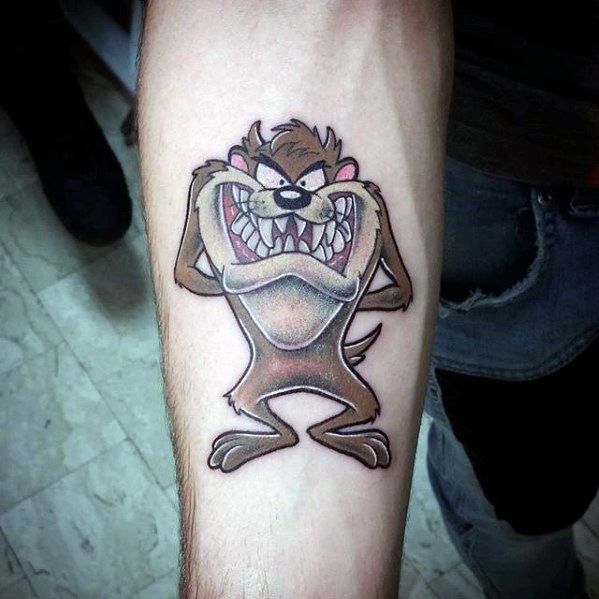 tatuaje demonio tasmania 54