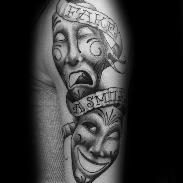 tatuaje mascara teatro 54
