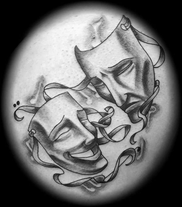 tatuaje mascara teatro 60