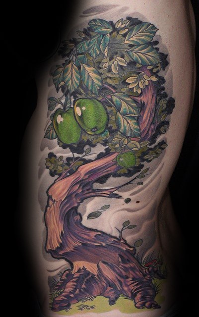 tatuaje olivo arbol 10