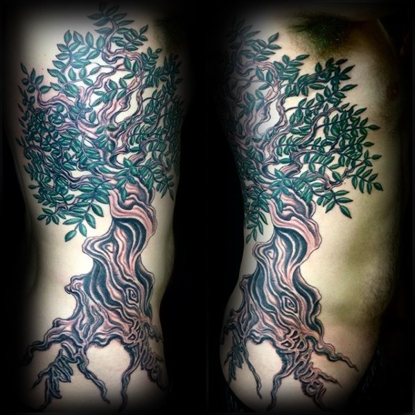 tatuaje olivo arbol 22