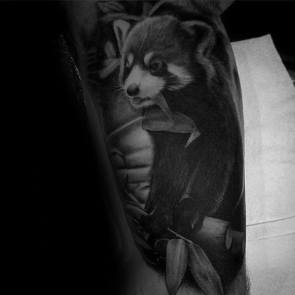 tatuaje panda rojo 28