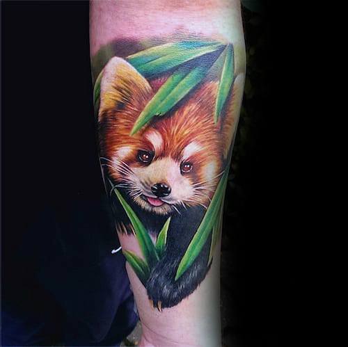 tatuaje panda rojo 62