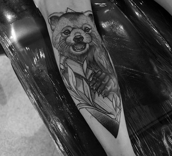 tatuaje panda rojo 78