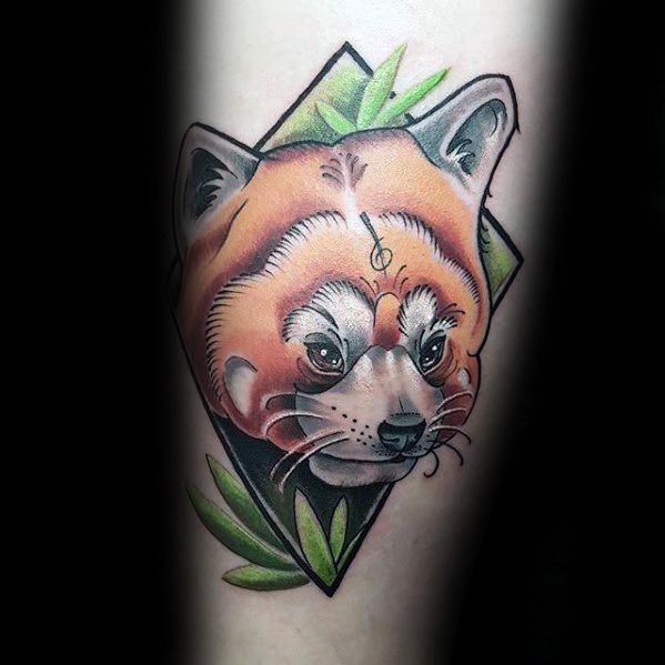 tatuaje panda rojo 94