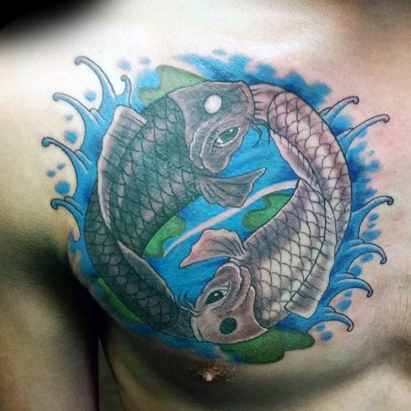 tatuaje peces koi yin yang 08