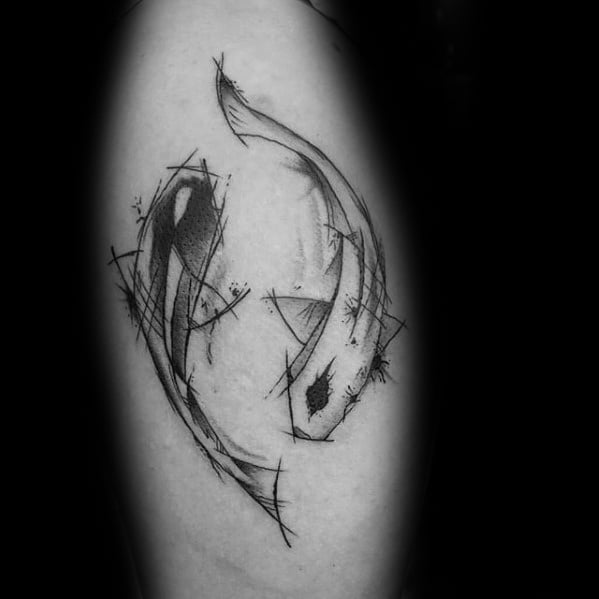 tatuaje peces koi yin yang 16
