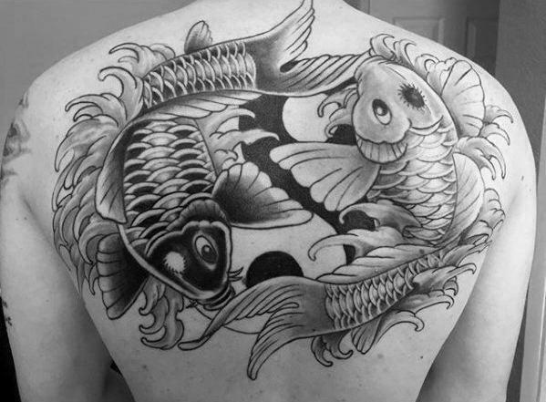 tatuaje peces koi yin yang 30