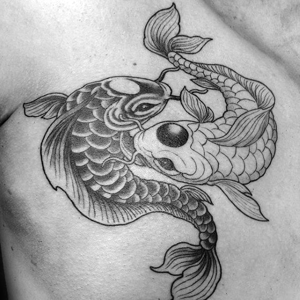 tatuaje peces koi yin yang 46