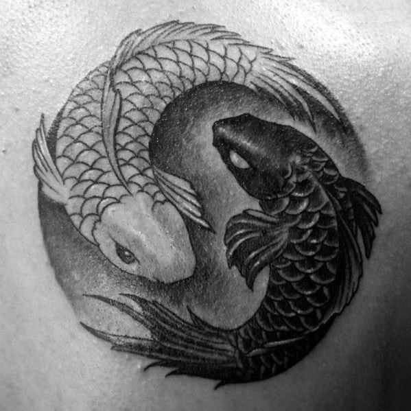 tatuaje peces koi yin yang 62