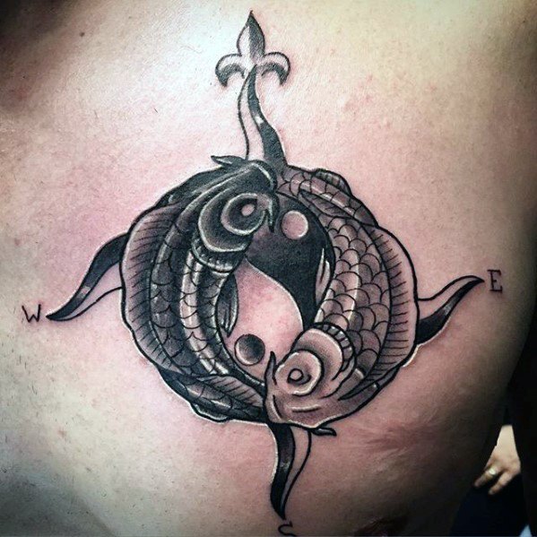 tatuaje peces koi yin yang 72