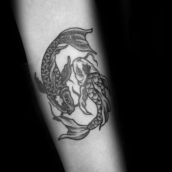 tatuaje peces koi yin yang 74