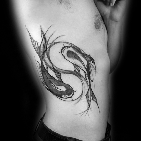 tatuaje peces koi yin yang 78