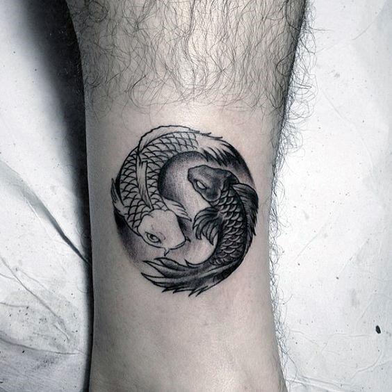 tatuaje peces koi yin yang 80