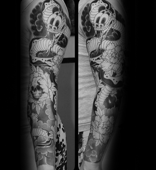tatuaje serpiente japonesa 136