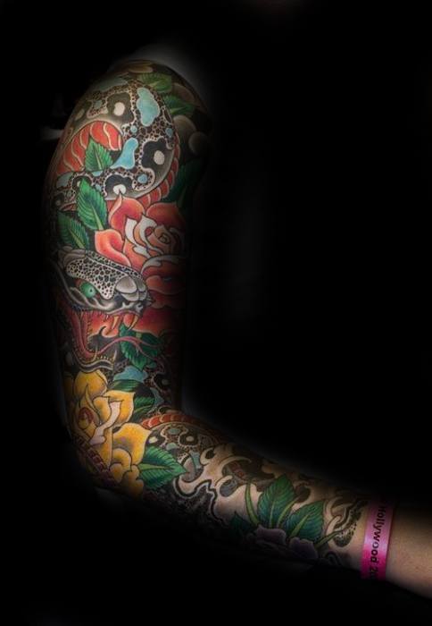 tatuaje serpiente japonesa 138