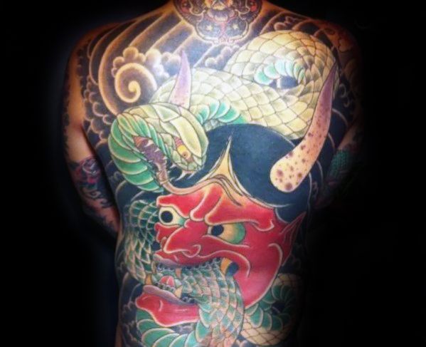tatuaje serpiente japonesa 16
