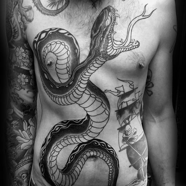 tatuaje serpiente japonesa 80
