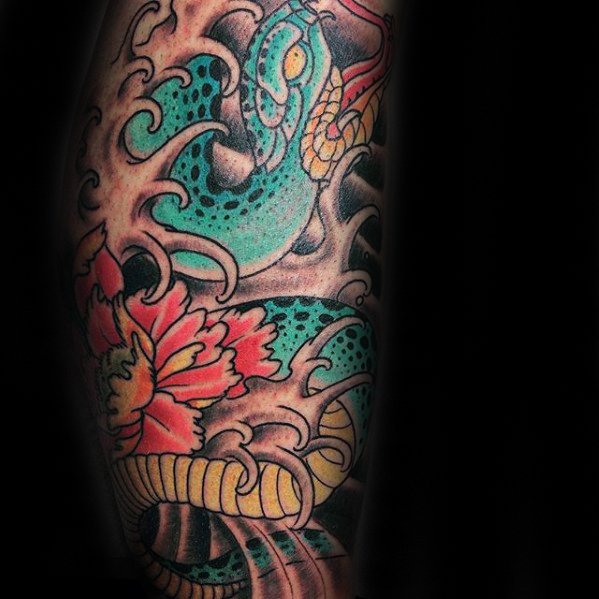 tatuaje serpiente japonesa 86