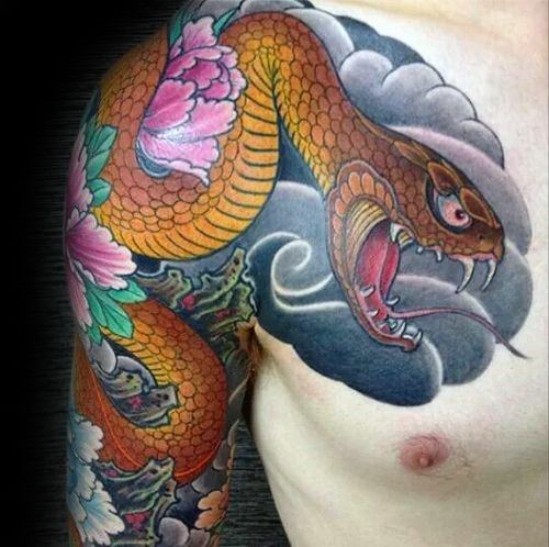 tatuaje serpiente japonesa 92