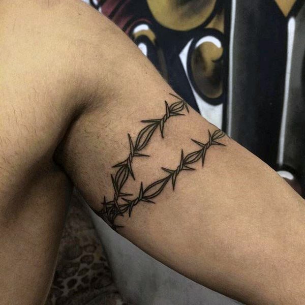 tatuaje alambre puas espino 109
