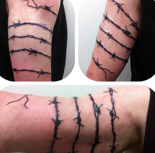 tatuaje alambre puas espino 13
