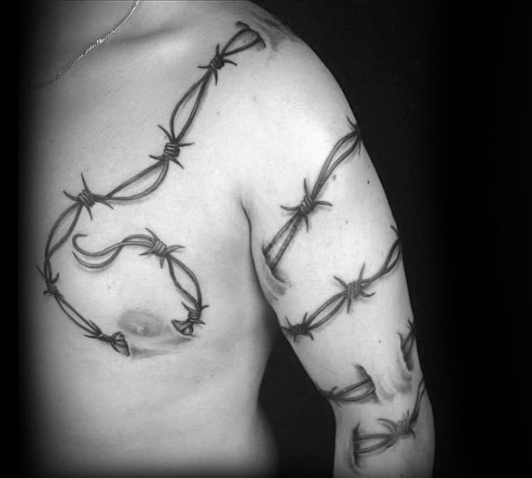tatuaje alambre puas espino 21