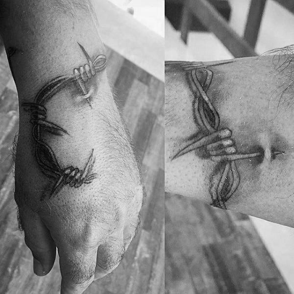 tatuaje alambre puas espino 225