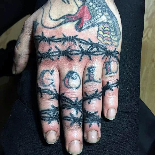 tatuaje alambre puas espino 85
