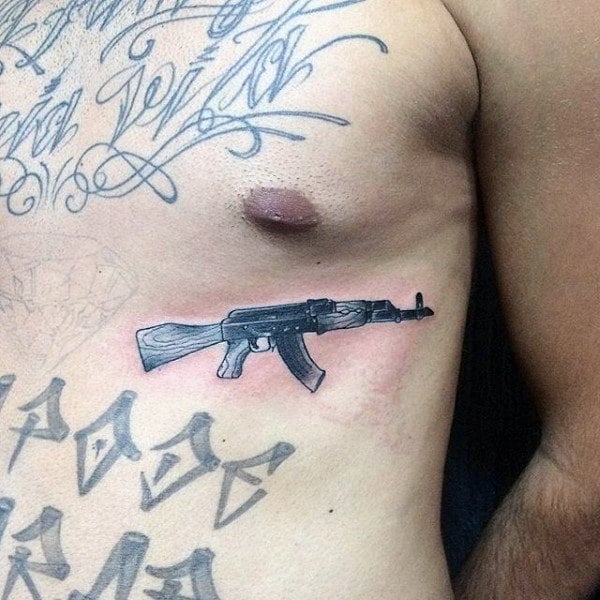 tatuaje arma ak47 113