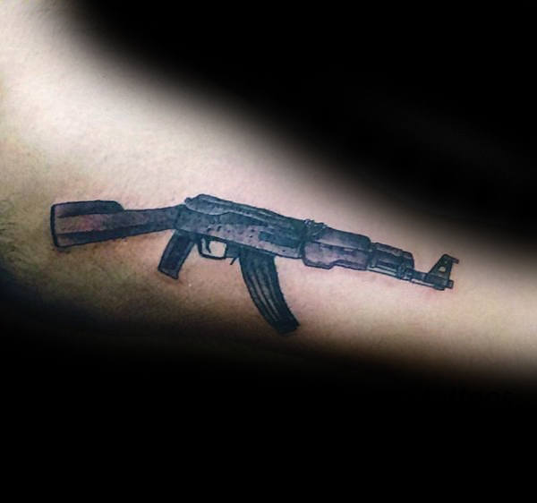 tatuaje arma ak47 65