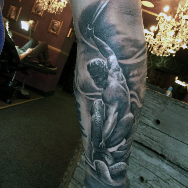 tatuaje blanco negro 145