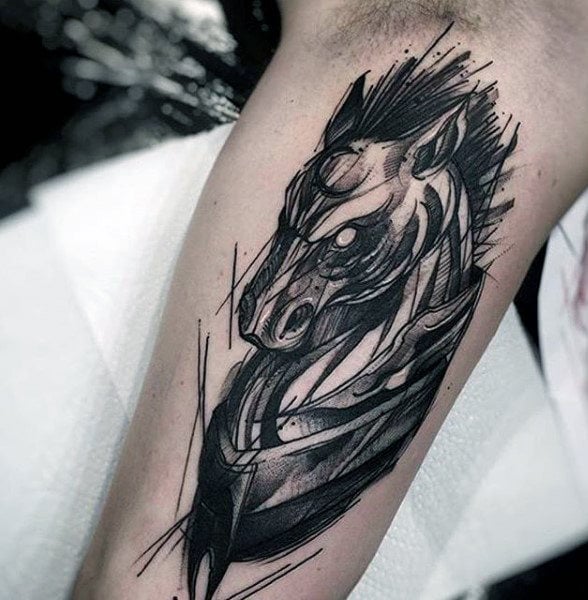 tatuaje blanco negro 181