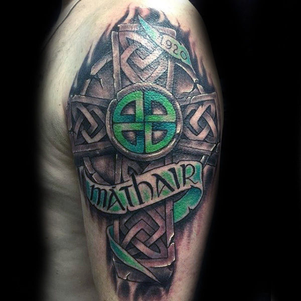 tatuaje cruz celta 05