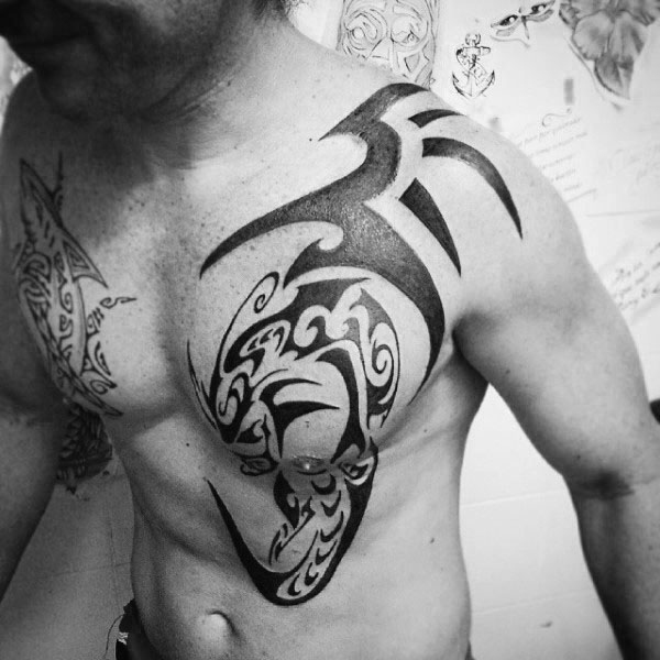 tatuaje dragon tribal 105