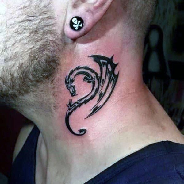 tatuaje dragon tribal 117