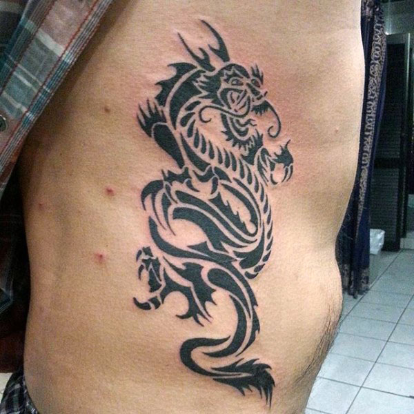 tatuaje dragon tribal 145