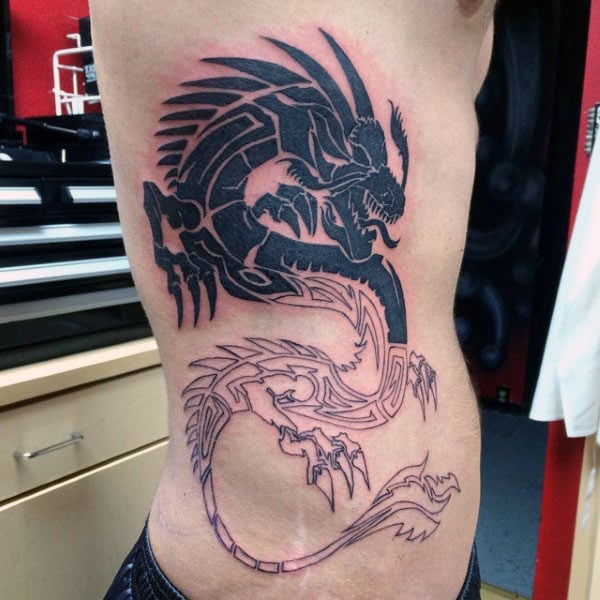 tatuaje dragon tribal 149