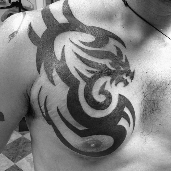 tatuaje dragon tribal 25