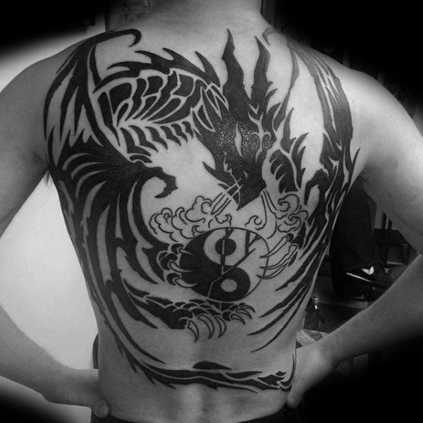 tatuaje dragon tribal 53
