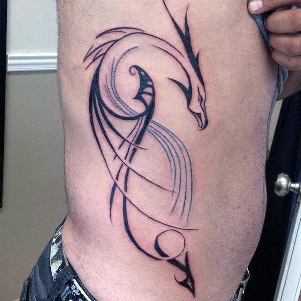 tatuaje dragon tribal 81