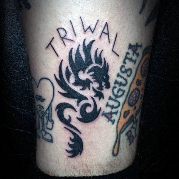 tatuaje dragon tribal 97