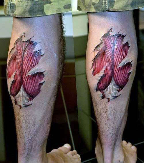 tatuaje musculos tendones 133